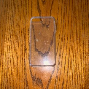Otter box iPhone 7/8 plus sparkly clear case